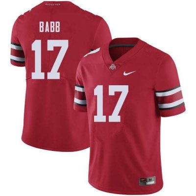 NCAA Ohio State Buckeyes Men's #17 Kamryn Babb Red Nike Football College Jersey BKI0245SI